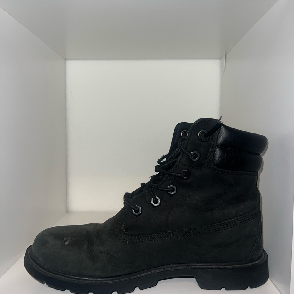 Timberland Black Boots Durable High-Top Design
